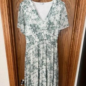 Baltic Born Sage Floral Maxi Dress